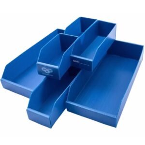 Rectangular PP plastic eco-friendly storage box - picking box, suitable for warehouses, garages, offices, hospitals, and other locations