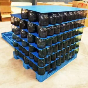 Custom Waterproof 4-Side Sealed PP Corrugated Hollow Sheet Glass Bottle Pads -Plastic Layer Pads & Tray Dividers