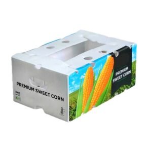 Durable Ventilated Corn Packaging Box: Custom PP Hollow Board for Fresh Farm Transport